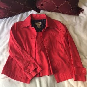 Nautical LLBean lightweight coat